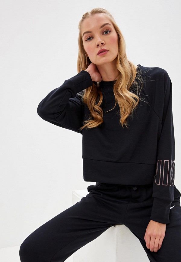

Свитшот Nike, Черный, DRY GET FIT WOMEN'S FLEECE TRAINING TOP