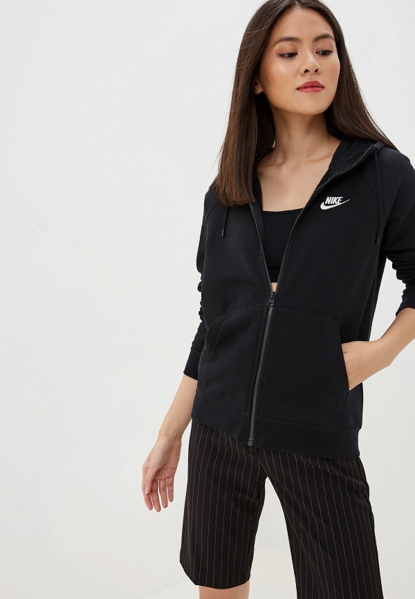 

Толстовка Nike, Черный, Sportswear Essential Women's Full-Zip Fleece Hoodie