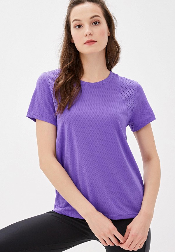 

Футболка спортивная Nike, WOMEN'S SHORT-SLEEVE RUNNING TOP, Фиолетовый