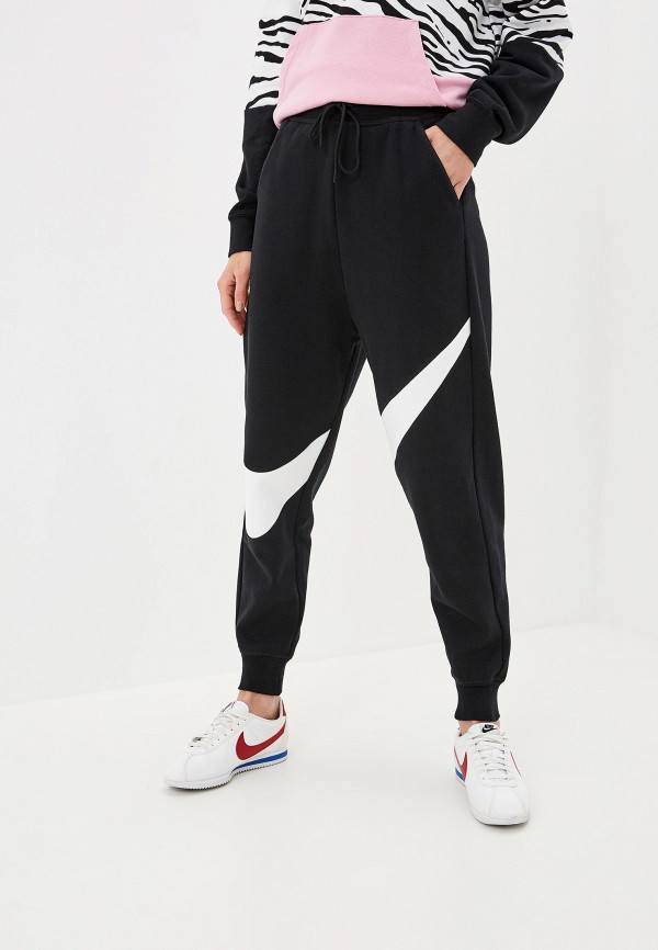 

Брюки спортивные Nike, Черный, SPORTSWEAR SWOOSH WOMEN'S FLEECE PANTS