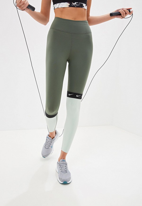 

Тайтсы Nike, ONE WOMEN'S 7/8 TRAINING TIGHTS, Зеленый