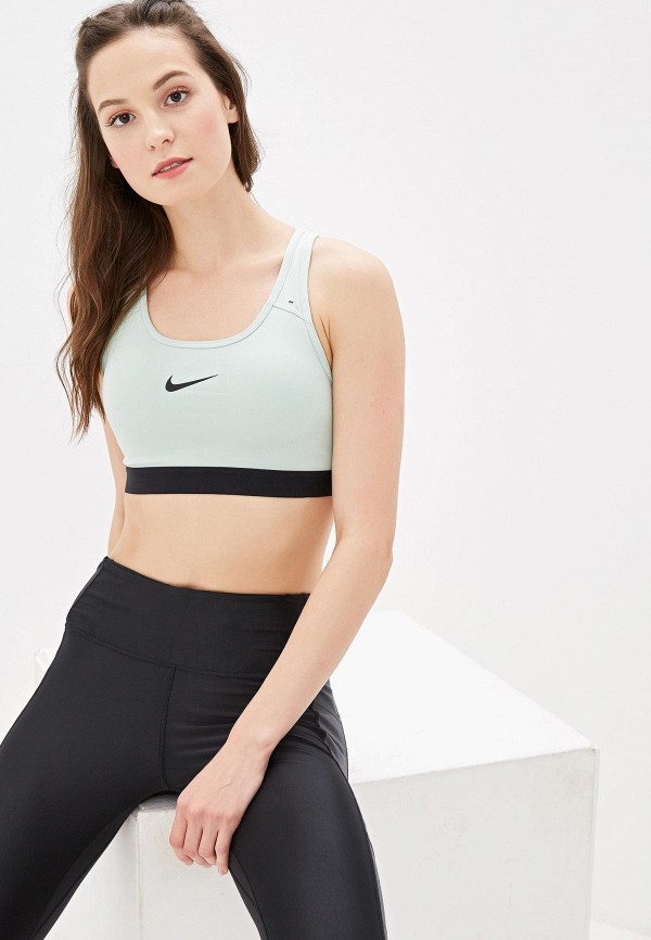 

Топ спортивный Nike, Зеленый, WOMEN'S CLASSIC PADDED SPORTS BRA