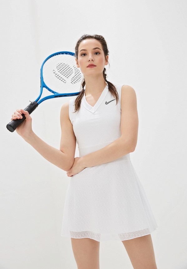 

Платье Nike, W NKCT SLAM DRSS LN NT, Белый