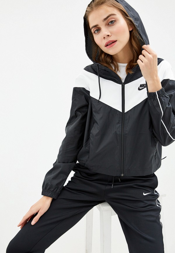 

Ветровка Nike, Черный, SPORTSWEAR HERITAGE WOMEN'S JACKET