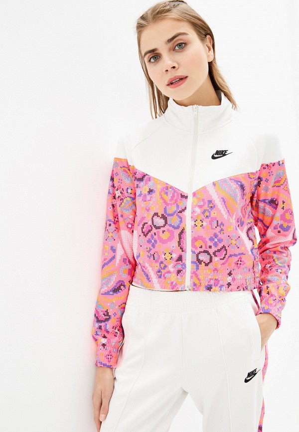 

Олимпийка Nike, Розовый, SPORTSWEAR WOMEN'S PRINTED JACKET