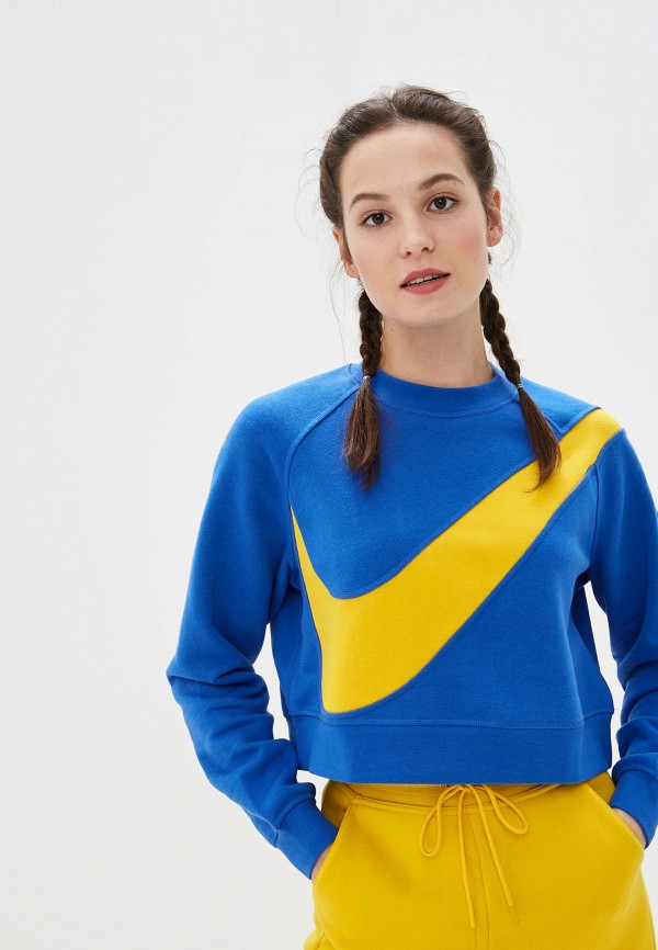 

Свитшот Nike, Синий, SPORTSWEAR SWOOSH WOMEN'S FLEECE CREW