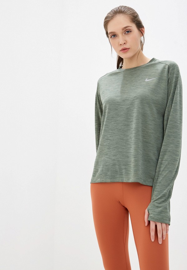 

Лонгслив спортивный Nike, Зеленый, Pacer Women's Long-Sleeve Running Top