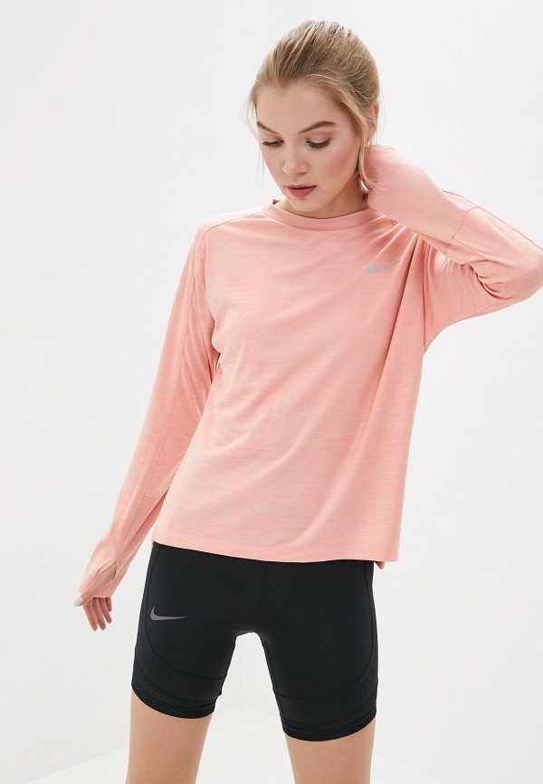 

Лонгслив спортивный Nike, Pacer Women's Long-Sleeve Running Top, Коралловый