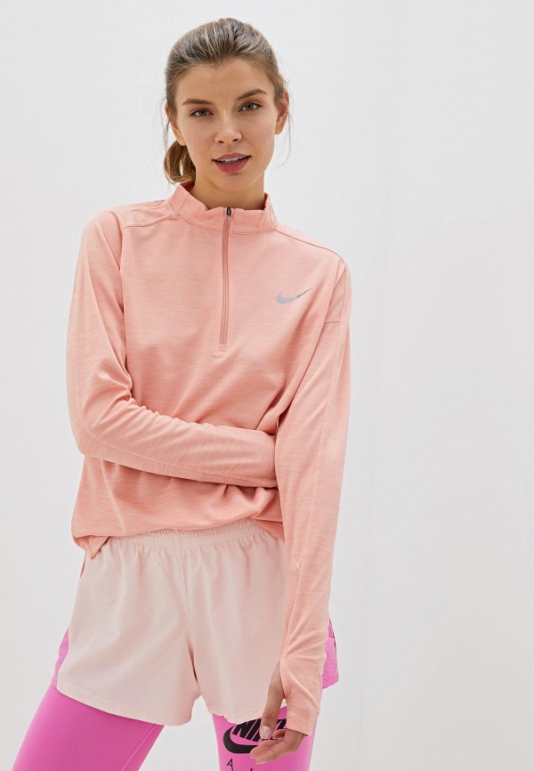 

Лонгслив спортивный Nike, W NK PACER TOP HZ, Коралловый