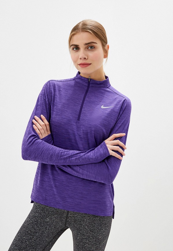

Лонгслив спортивный Nike, PACER WOMEN'S LONG-SLEEVE 1/2-ZIP RUNNING TOP, Фиолетовый