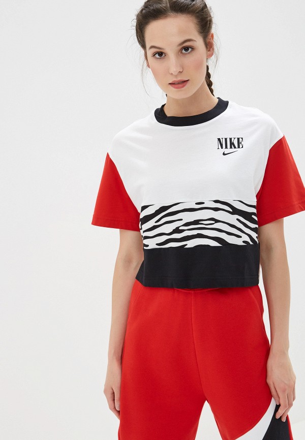 

Футболка Nike, SPORTSWEAR ESSENTIAL WOMEN'S PRINTED SHORT-SLEEVE TOP, Белый