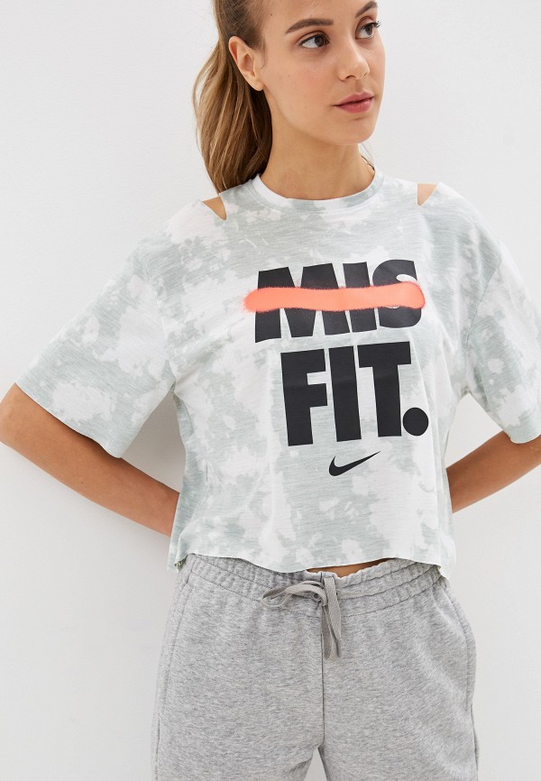 

Футболка спортивная Nike, Зеленый, Nike Women's Short-Sleeve Training Top