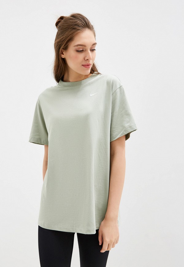 

Футболка Nike, W NSW ESSNTL TOP SS LBR OS, Зеленый