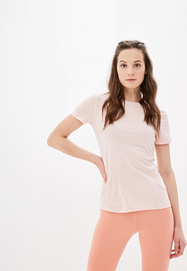 

Футболка Nike, Розовый, PRO WOMEN'S SHORT-SLEEVE MESH TRAINING TOP