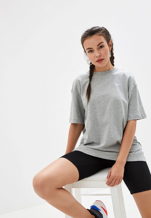 

Футболка Nike, SPORTSWEAR ESSENTIALS WOMEN'S SHORT-SLEEVE TOP, Серый