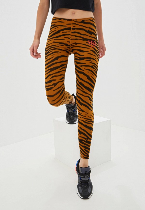 

Леггинсы Nike, Коричневый, SPORTSWEAR ESSENTIAL WOMEN'S PRINTED LEGGINGS