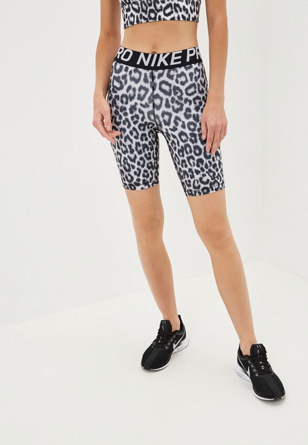

Шорты спортивные Nike, Серый, PRO WOMEN'S 8" PRINTED SHORTS