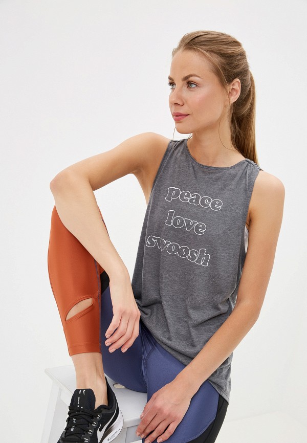 

Майка спортивная Nike, Серый, YOGA WOMEN'S TRAINING TANK