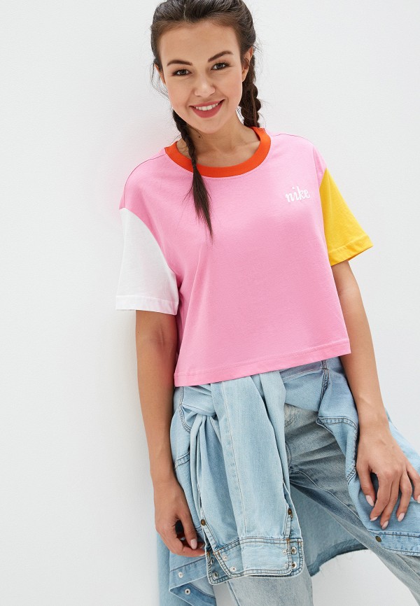 

Футболка Nike, Розовый, SPORTSWEAR WOMEN'S CROPPED T-SHIRT