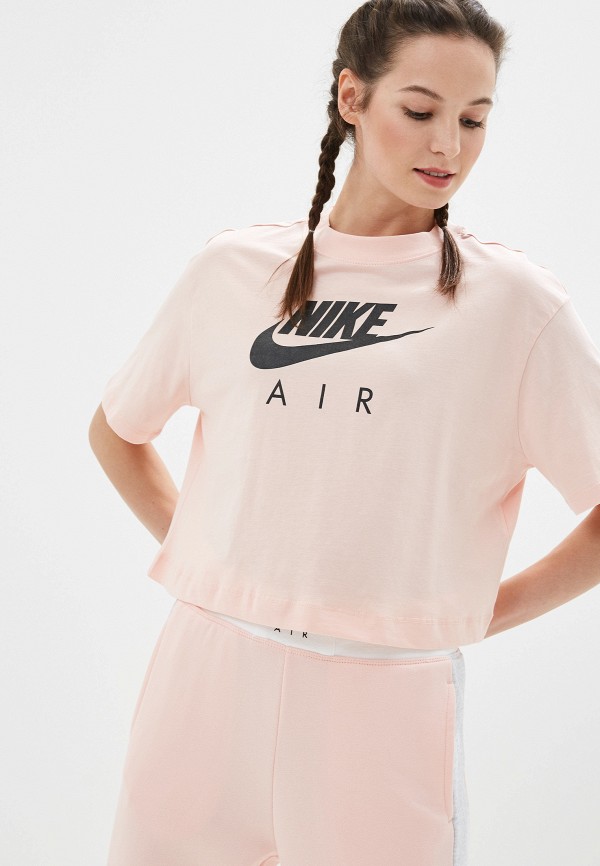 

Футболка Nike, Розовый, AIR WOMEN'S SHORT-SLEEVE TOP
