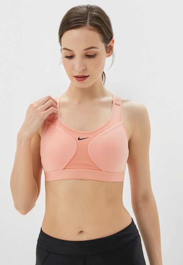 

Топ спортивный Nike, Розовый, Nike Women's High-Support Sports Bra