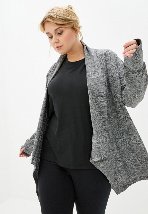 

Кардиган Nike, Серый, Nike Women's Long-Sleeve Yoga Training Top