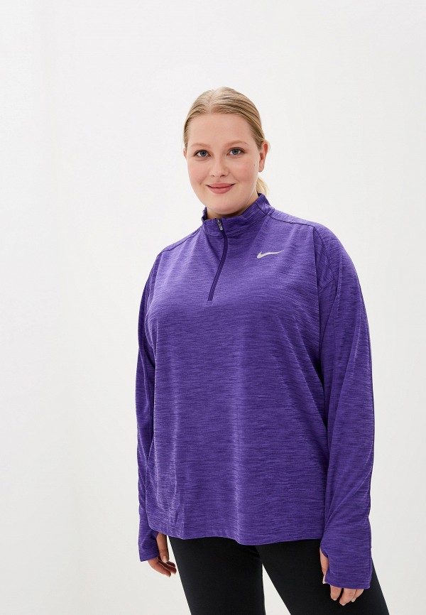 

Лонгслив спортивный Nike, PACER WOMEN'S RUNNING TOP (PLUS, Фиолетовый