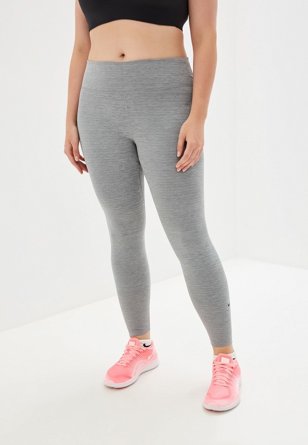 

Тайтсы Nike, ONE WOMEN'S TIGHTS (PLUS SIZE, Серый