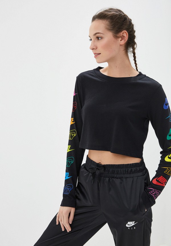 

Лонгслив Nike, Sportswear Women's Long-Sleeve T-Shirt, Черный