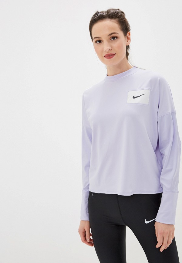 

Лонгслив спортивный Nike, Фиолетовый, Dri-FIT Women's Running Crew