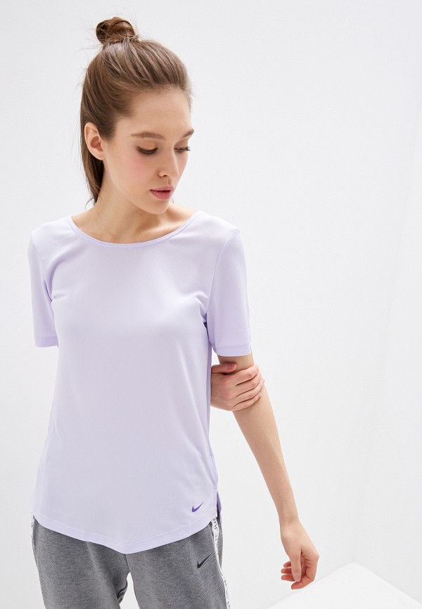 

Футболка спортивная Nike, Фиолетовый, Dri-FIT Women's Short-Sleeve Training Top
