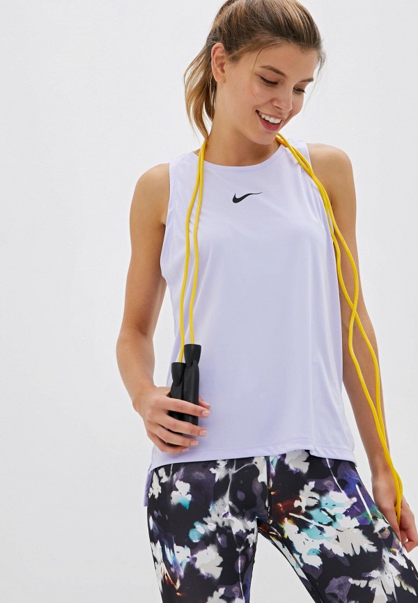 

Майка спортивная Nike, Dri-FIT Women's Graphic Running Tank, Фиолетовый