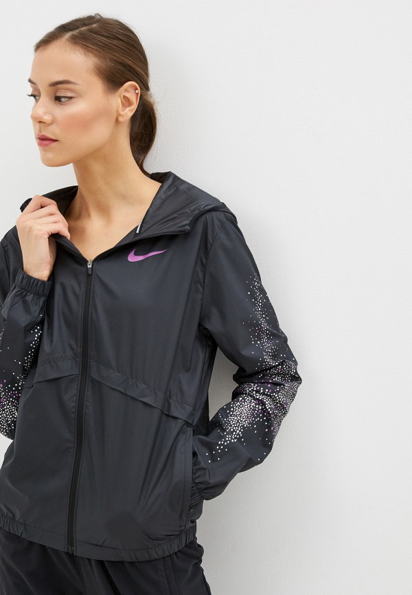 

Ветровка Nike, Черный, W NK ESSNTL JKT HD FL GX