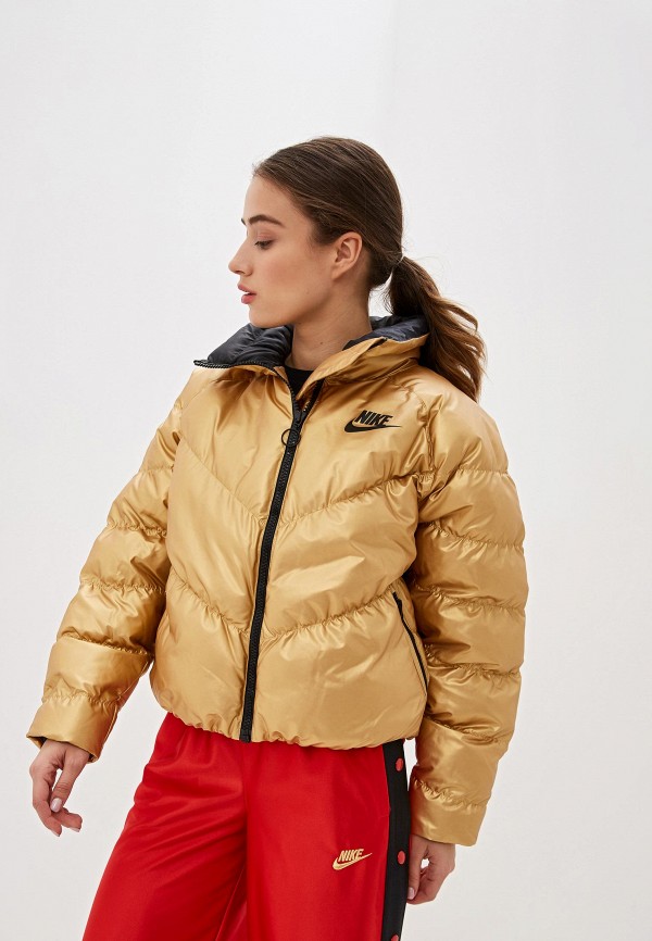 

Куртка утепленная Nike, Золотой, W NSW SYN FILL JKT STMT SHINE