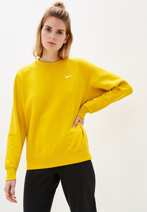 

Свитшот Nike, Желтый, Sportswear Essential Women's Fleece Crew