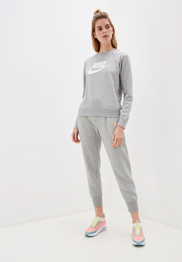 

Свитшот Nike, Серый, Sportswear Essential Women's Fleece Crew