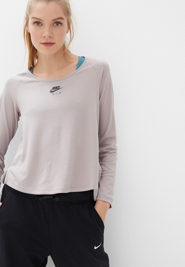 

Лонгслив спортивный Nike, Бежевый, W NK TOP LS AIR