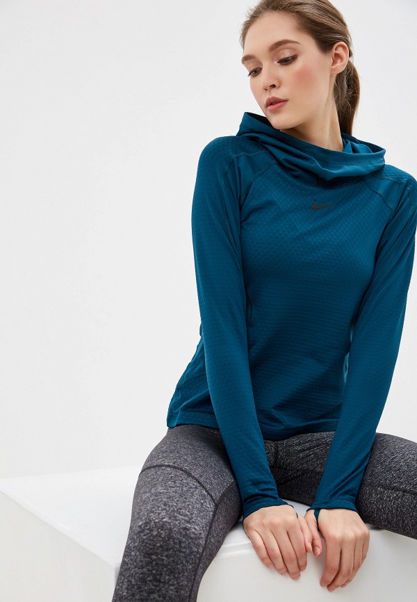 

Худи Nike, Бирюзовый, Pro HyperWarm Women's Hoodie