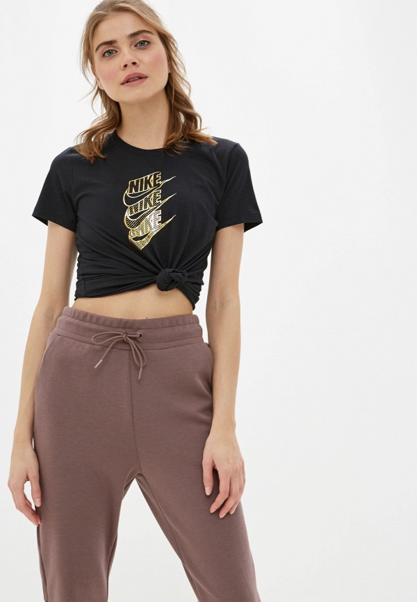 

Футболка спортивная Nike, Черный, W NSW TEE STMT SHINE