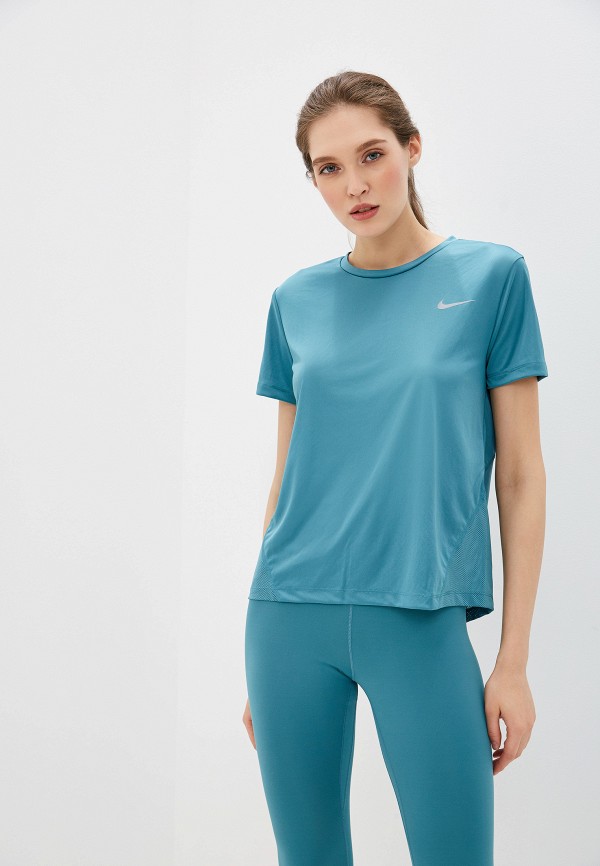 

Футболка спортивная Nike, Синий, Miler Women's Short-Sleeve Running Top