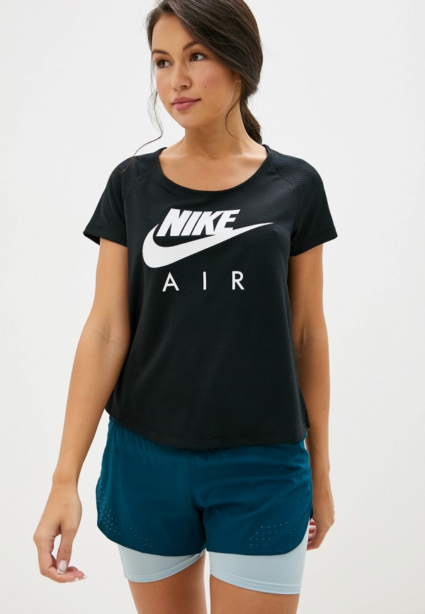 

Футболка спортивная Nike, Черный, W NK AIR SS TOP MESH