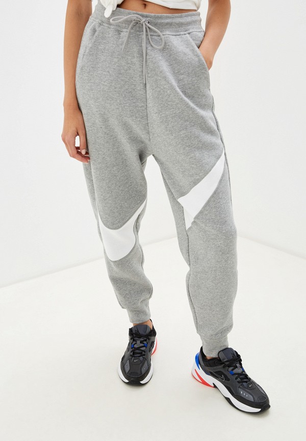 

Брюки спортивные Nike, Серый, Sportswear Swoosh Women's Fleece Pants