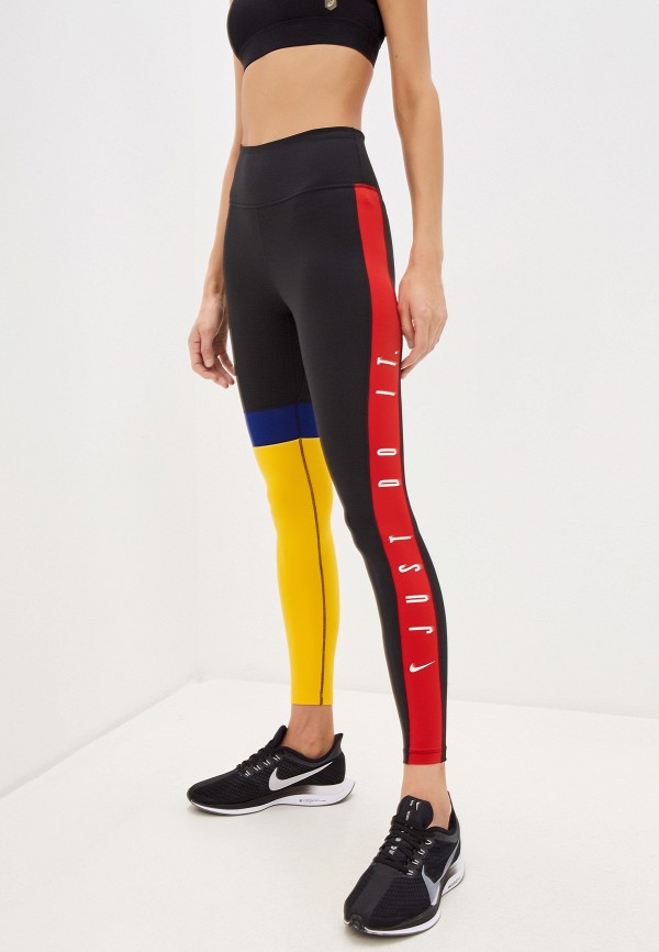 

Тайтсы Nike, Черный, W NIKE ONE TGT HR CLB JDI 7/8
