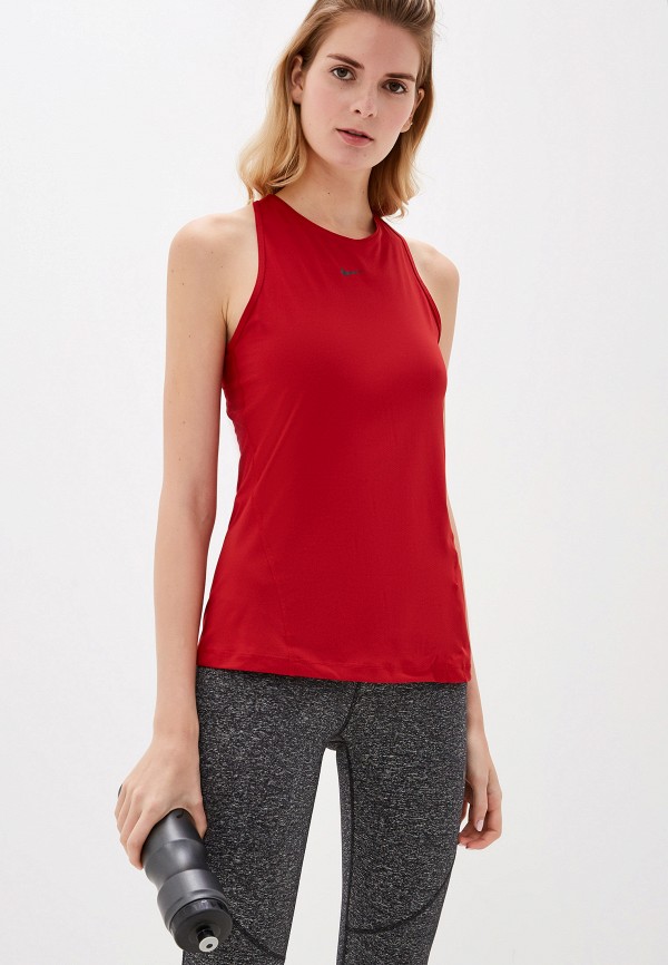 

Майка спортивная Nike, Бордовый, Pro Women's Mesh Tank