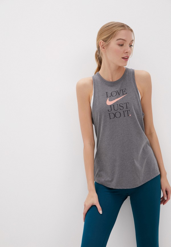 

Майка спортивная Nike, Серый, Dri-FIT Women's Training Tank