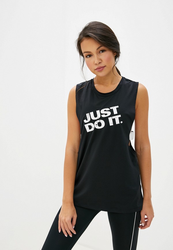 

Майка спортивная Nike, Черный, W NP MARBLE GRX LOOSE TANK