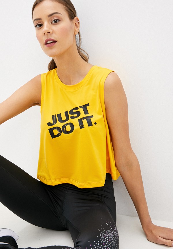 

Майка спортивная Nike, Желтый, Pro Women’s Training Top
