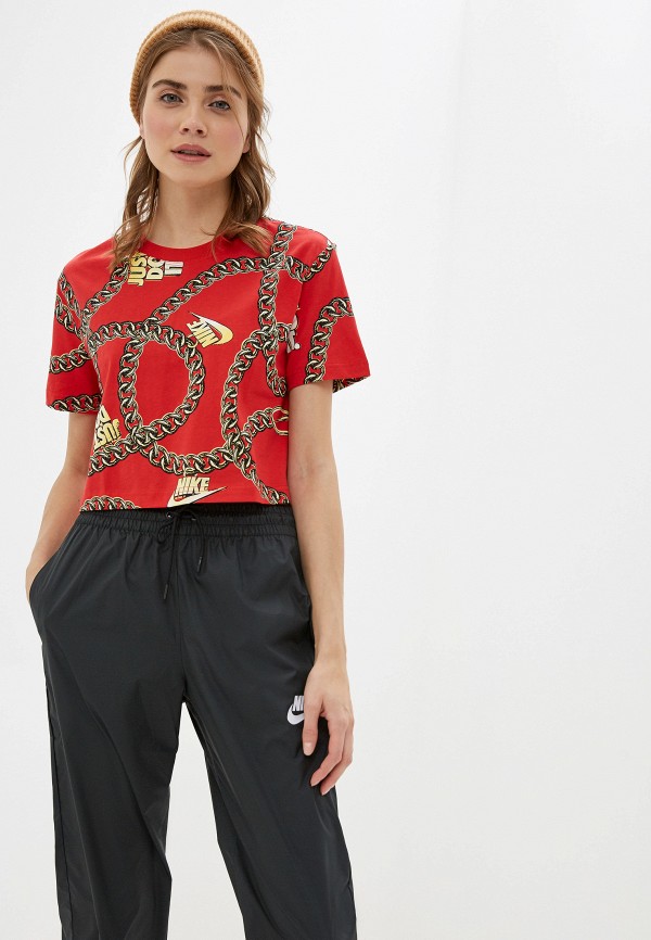 

Футболка Nike, Красный, W NSW TEE GLAM DUNK CROP
