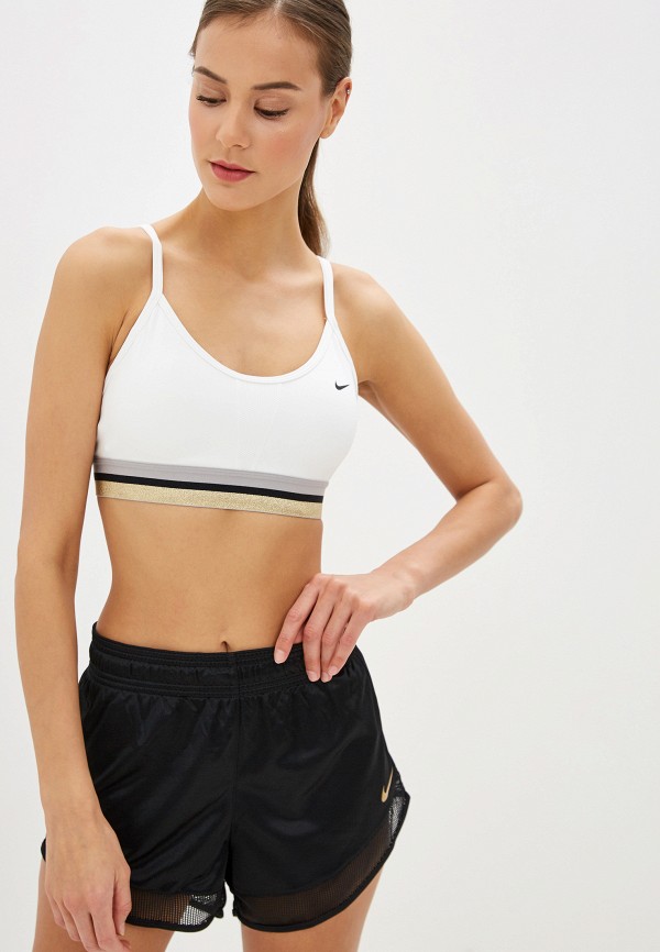 

Топ спортивный Nike, Белый, NIKE GL DK INDY BRA