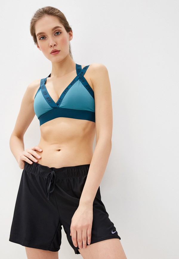 

Топ спортивный Nike, Бирюзовый, Indy Women's Light Support Sports Bra